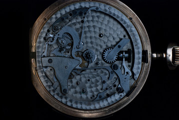 old clock gold