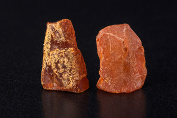 Semiprecious stone Amber, the pitch connected with coniferous vegetation. It is applied in production of jewelry.