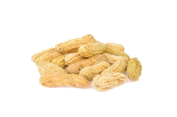 Peanut  on a white background