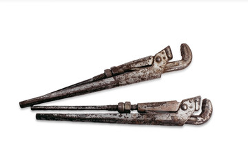 the image of a wrench isolated on white background