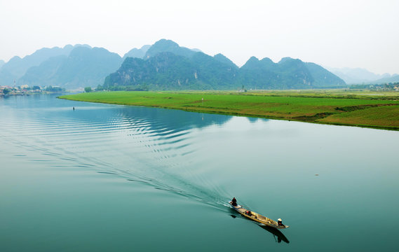 Amazing natural landscape at Quang Binh, Viet Nam