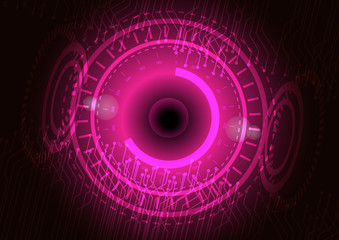 Abstract digital future technology. Concept background.