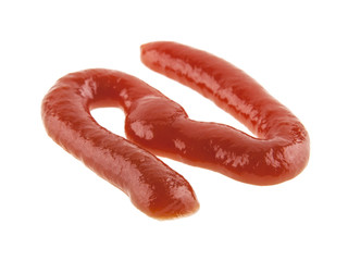 Ketchup isolated on white background