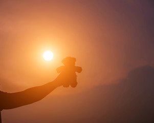 Teddy Bear Toss sunsets 
