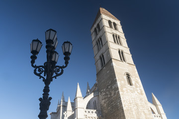 Fototapeta na wymiar Valladolid (Castilla y Leon, Spain): church of Santa Maria Antigua