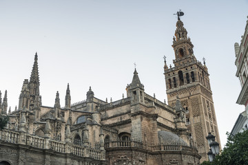 Fototapeta na wymiar Sevilla (Andalucia, Spain): the cathedral