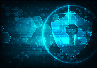 Fototapeta premium technology cyber security