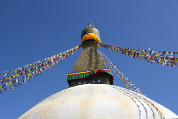 Stupa of Buddhist Temple in Nepal