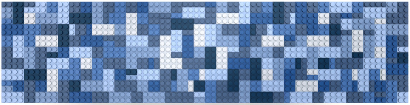 Plastic building blocks