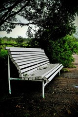 Fototapeta premium lonely bench