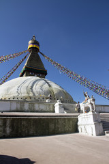 Stupa of Buddhist Temple in Nepal