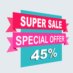 Super sale, paper banner, sale background, big sale,poster sale