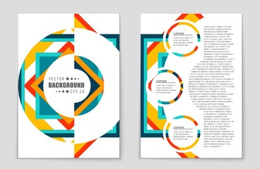 Abstract vector layout background set. For art template design, list, page, mockup brochure theme style, banner, idea, cover, booklet, print, flyer, book, blank, card, ad, sign, sheet,, a4.