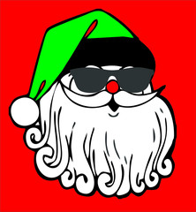 Christmas - Santa with Sunglasses