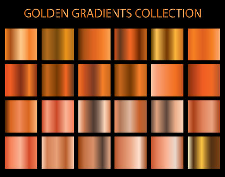 Golden gradients collection for any kind of your design