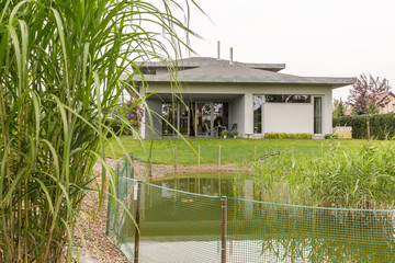 New house among nature