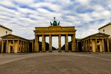 Fototapeta na wymiar Das Brandenburger Tor in Berlin