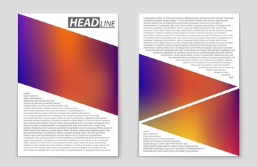 Abstract vector layout background set. For art template design, list, page, mockup brochure theme style, banner, idea, cover, booklet, print, flyer, book, blank, card, ad, sign, sheet,, a4.