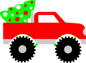 Monster Truck with Tree © Misty