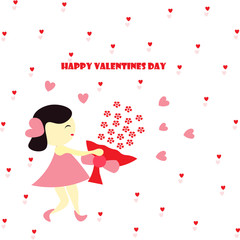 Obraz na płótnie Canvas valentine's day card