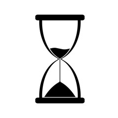 Web line icon. Hourglass design vector illustration