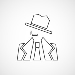 line noir icon