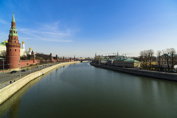 View of the Moscow River and the Kremlin