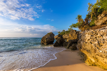 Fototapeta na wymiar Padang Padang Beach - Bali Indonesia