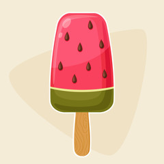 Watermelon popsicle