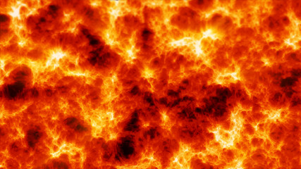 Incandescent burning fire lava. The tongues of flame. Background
