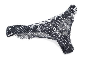 Transparent pants with dots