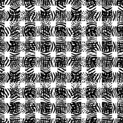 Seamless zebra print vector pattern