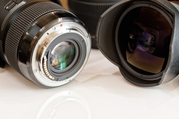 View lenses for digital cameras from different sides