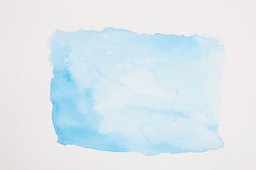 Obraz premium Abstract blue watercolor background texture