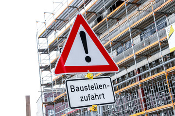 Baustellenzufahrt