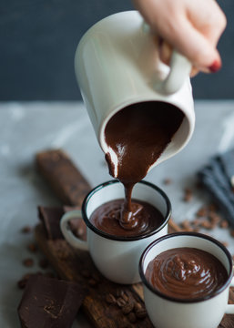  Pouring Hot chocolate