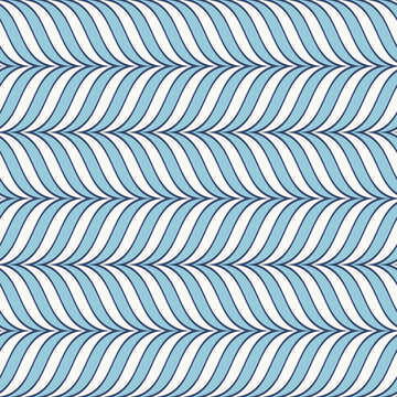 Abstract seamless pattern with set of wavy elements.