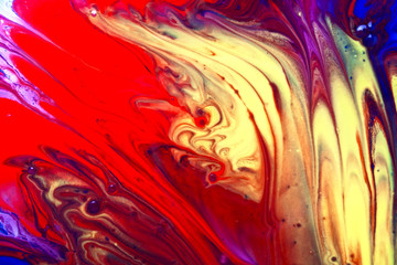 Abstract background of mixed oil paint