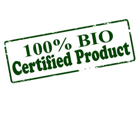 One hundred percent bio certified product