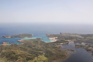 Minorque, Parc naturel d'Es grau vue du ciel