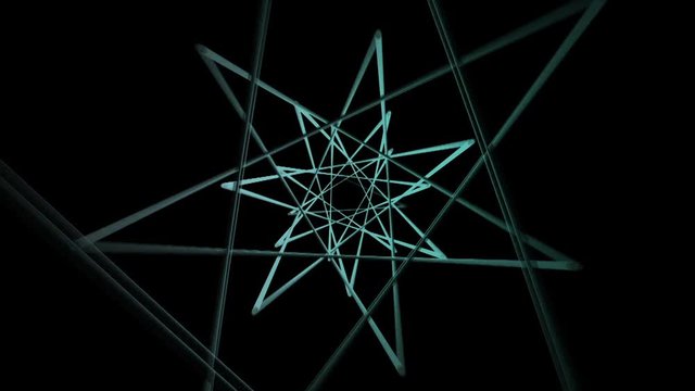 multicolored star tunnel