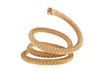 Rope isolated on a white background