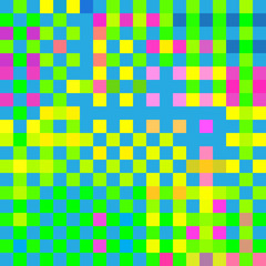 Abstract mosaic multicolor checkered background