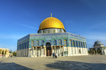 Dome of the Rock Islamic Mosque Temple Mount Jerusalem Israel