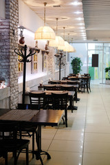 Interior of a restaurant