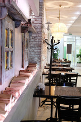 Interior of a restaurant