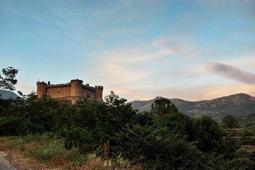 Fototapeta na wymiar Vista del Paraje y Castillo