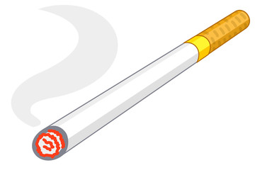 Cigarette icon illustration