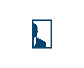 Business man logo