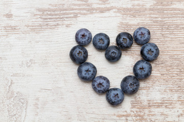 Blaubeer Herz